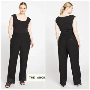 NWT Universal Standard Soiree Double Luxe Pull-On Pants Black Small 14-16